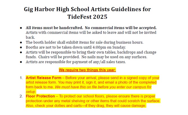 Click to view more about Artist Setup Info